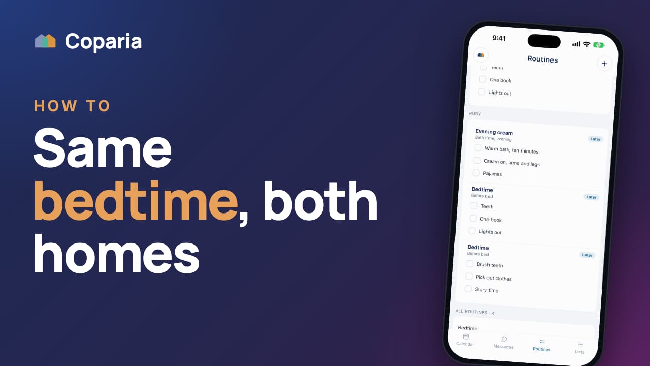 Video thumbnail: How to set up a bedtime routine both homes follow